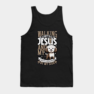 Jesus and dog - Lagotto Romagnolo Tank Top